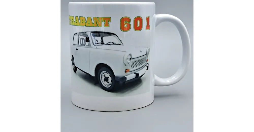 Utolsó esély Retro bögre-Trabant 601 Fehér