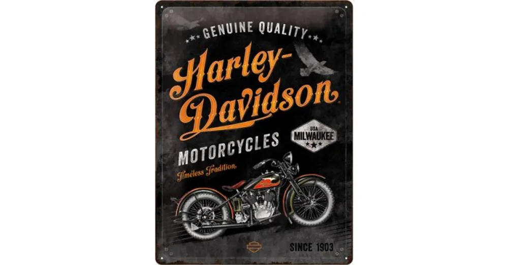 Legjobb ár Nostalgic Art fém tábla Harley Motor
