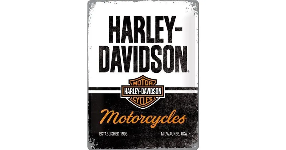 Expressz kézbesítés Nostalgic Art fém tábla Harley Logo