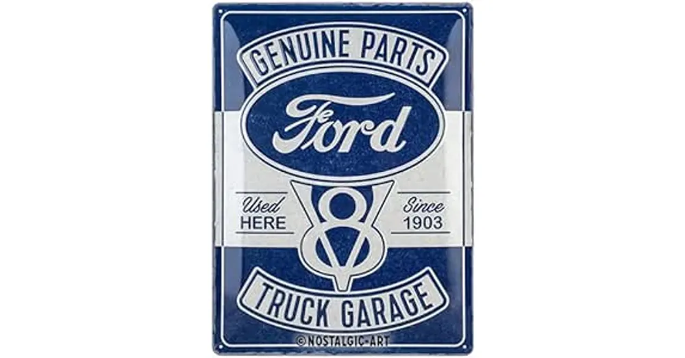 Nostalgic Art fém tábla Ford Truck Garag Gyors szállítás