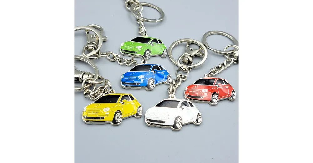 Fiat 500 2007 kulcstartó Biztonságos fizetés