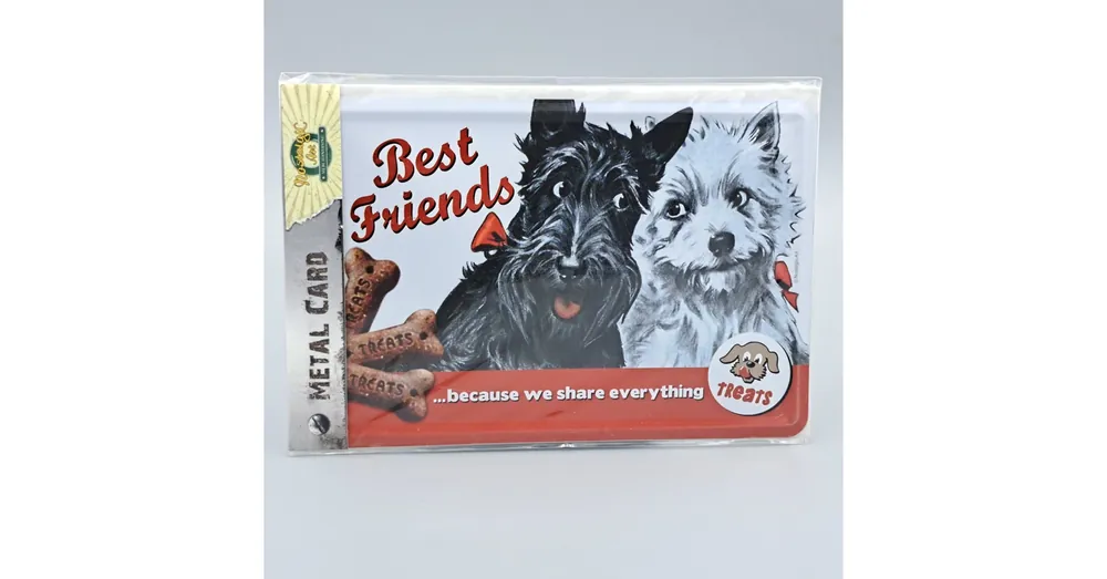 Vásárlói kedvenc Nostalgic Art fém képeslap Best Friends
