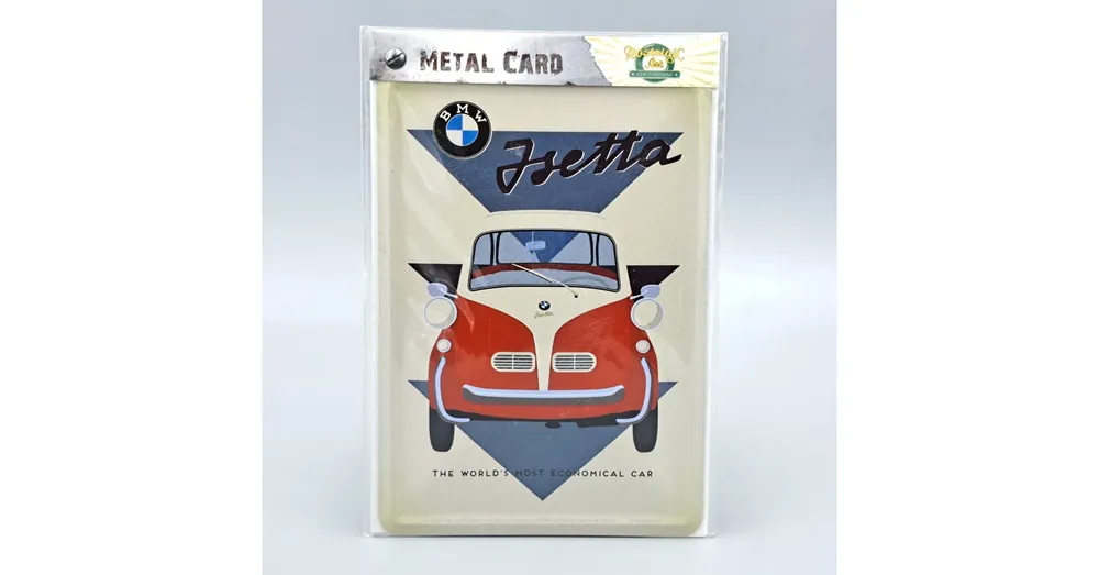 Nostalgic Art fém képeslap BMW Isetta Gyors kiszállítás