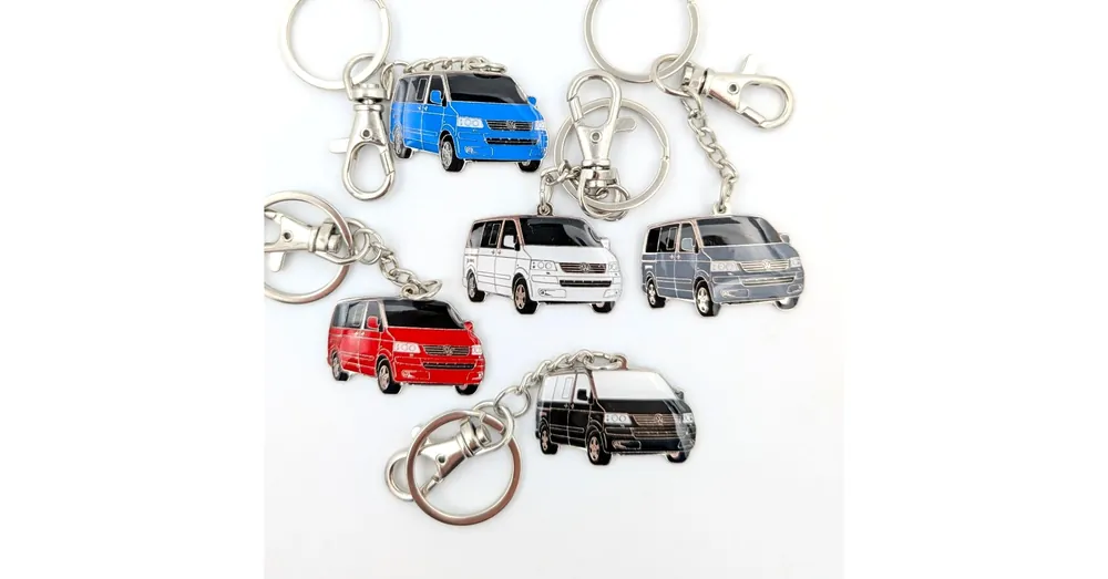Volkswagen busz T5 kulcstartó Rendeld meg most