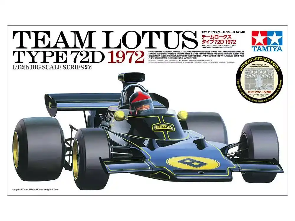 1 12 Team Lotus Type 72D 1972 Kiárusítás