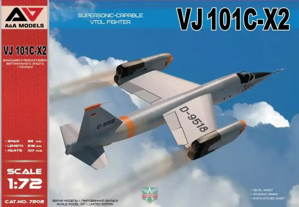 AA Model 1 72 VJ 101C-X2 Supersonic-capable VTOL fighter Olcsóbb