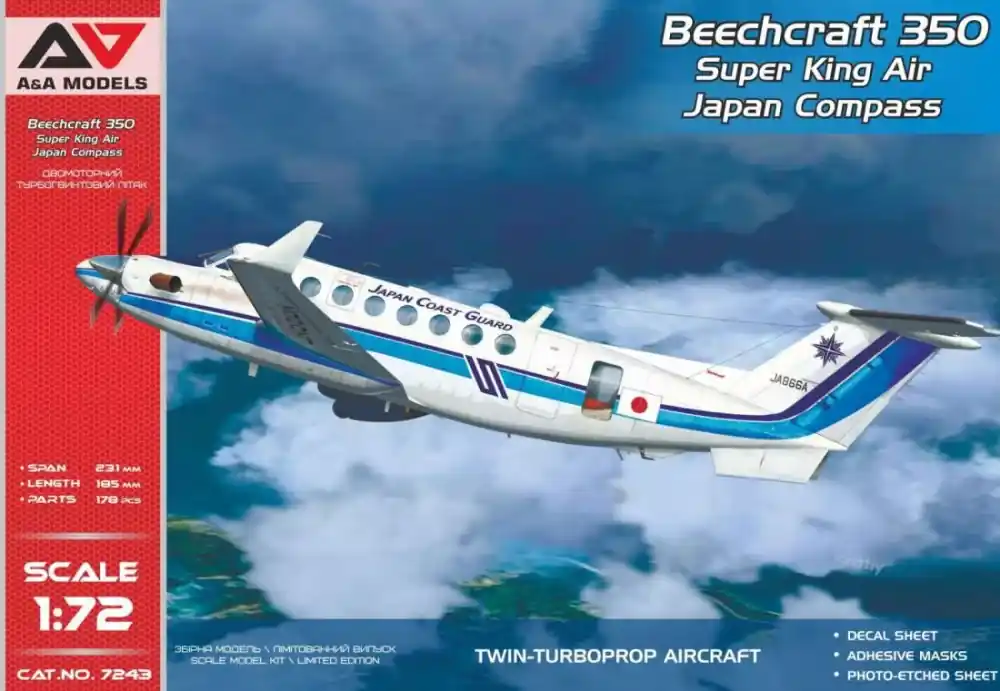 AA Models AAM7243 1 72 Beechcraft 350 (Japan Coast Guard) Expressz kézbesítés