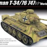 Csak ma Academy 1 35 German T-34/76 (747r)