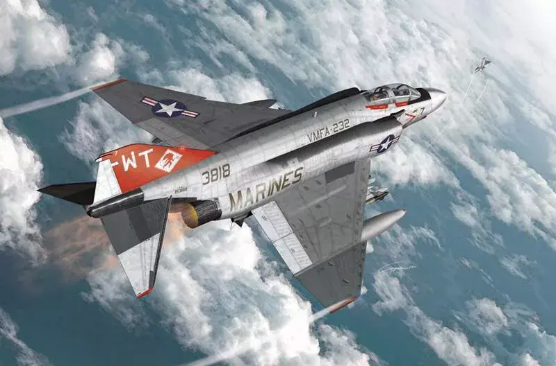 Academy 1 72 McDonnell F-4J ”VMFA-232 Red Devils” USMC repülő makett Vásárlói kedvenc