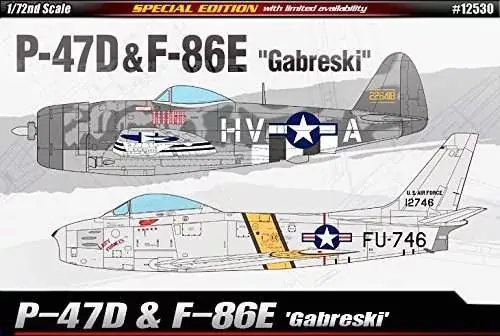 Utolsó esély Academy 1 72 P-47D F-86E ‘Gabreski‘ Limited Edition
