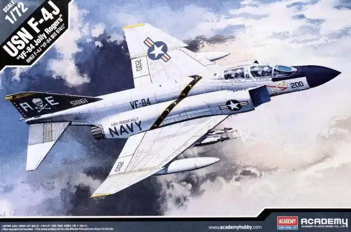 Újdonság Academy 1 72 USN F-4J Phantom VF-84 Jolly Rogers