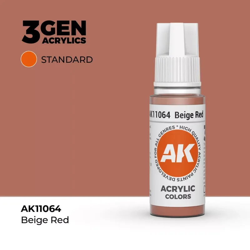 Acrylics 3rd generation Beige Red 17ml Outlet