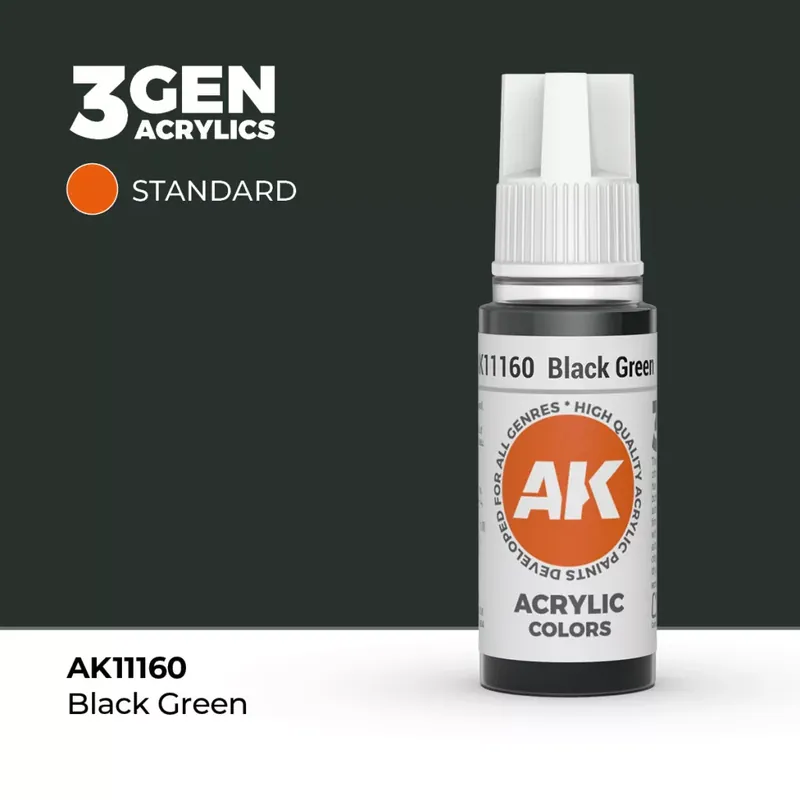 Acrylics 3rd generation Black Green 17ml Nézd meg most