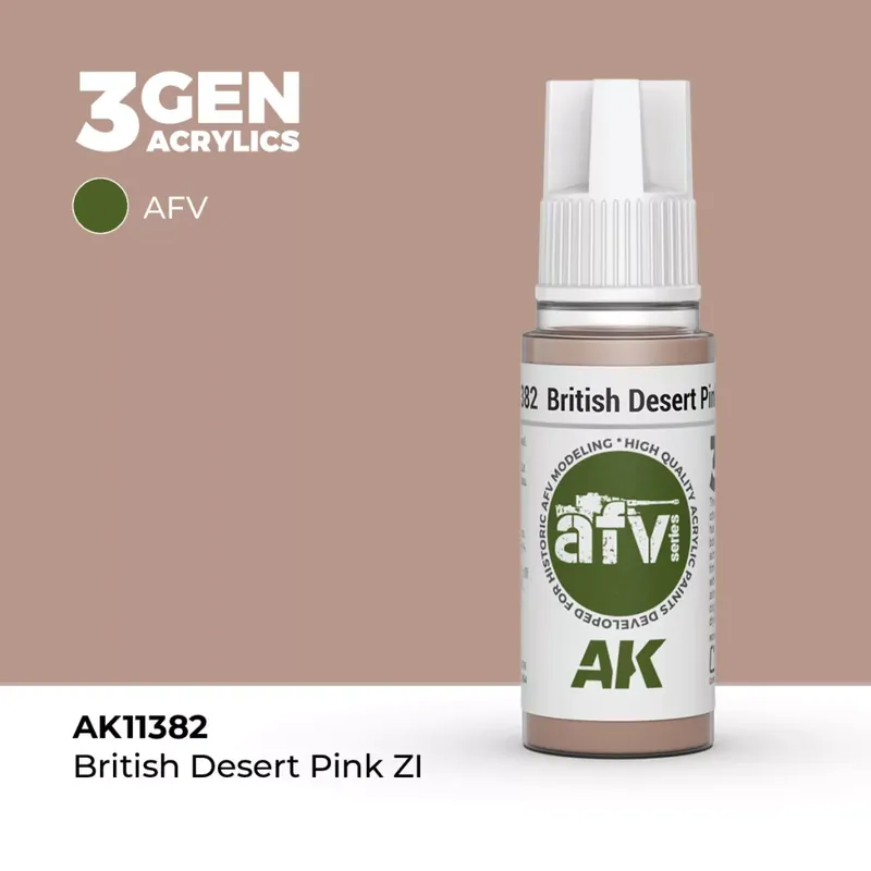 Acrylics 3rd generation British Desert Pink ZI Olcsóbb