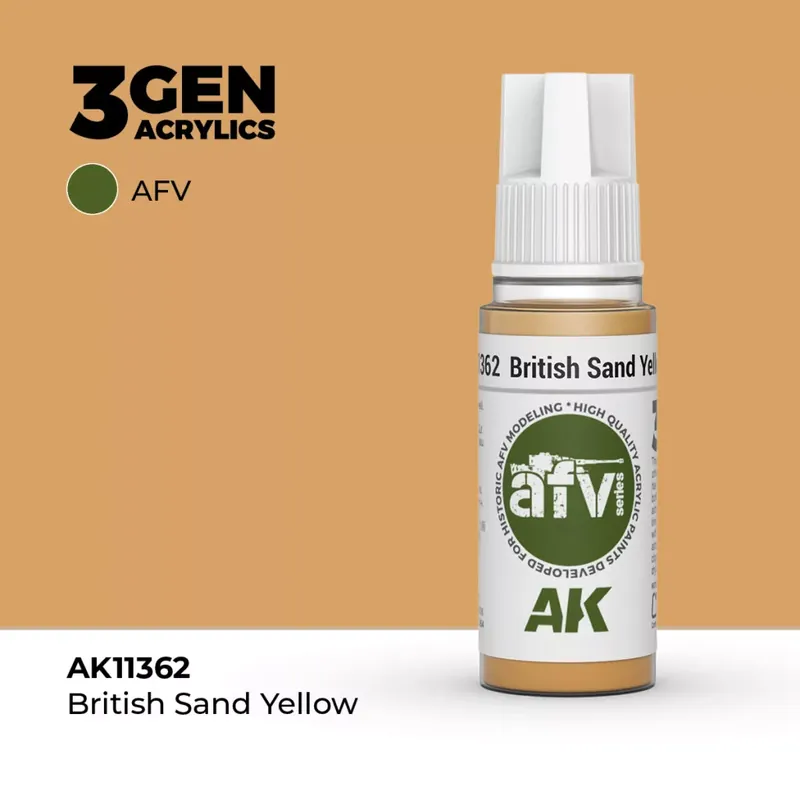 Acrylics 3rd generation British Sand Yellow Outlet