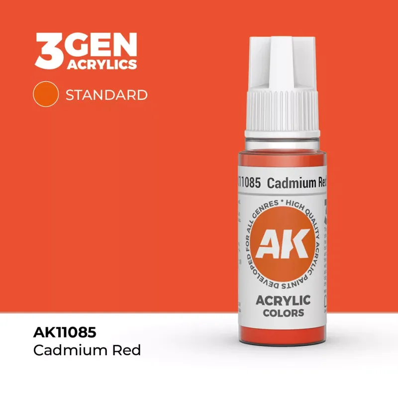 Acrylics 3rd generation Cadmium Red 17ml Azonnal elérhető