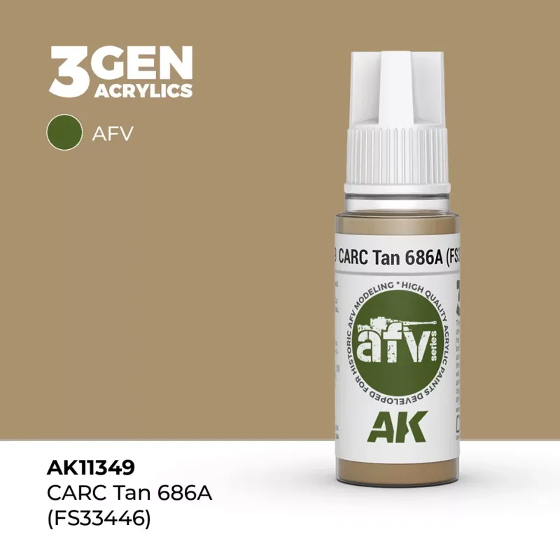Szuper akció Acrylics 3rd generation CARC Tan 686A (FS33446)