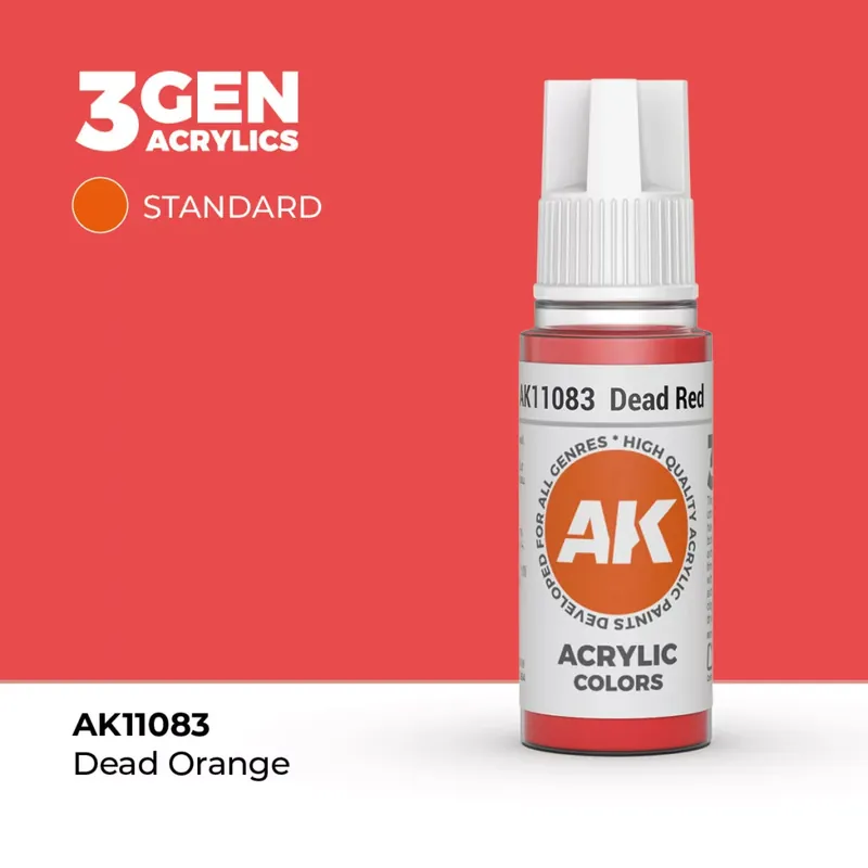 Acrylics 3rd generation Dead Orange 17ml Vásárlói kedvenc
