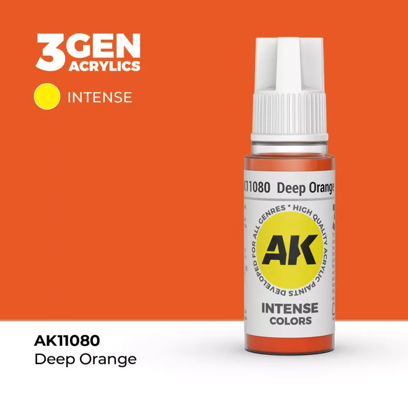Acrylics 3rd generation Deep Orange 17ml Ne maradj le