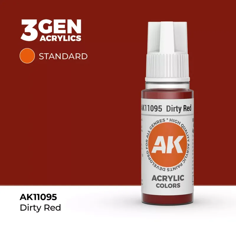 Acrylics 3rd generation Dirty Red 17ml Olcsóbb
