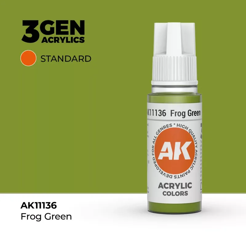 Acrylics 3rd generation Frog Green 17ml Gyors szállítás