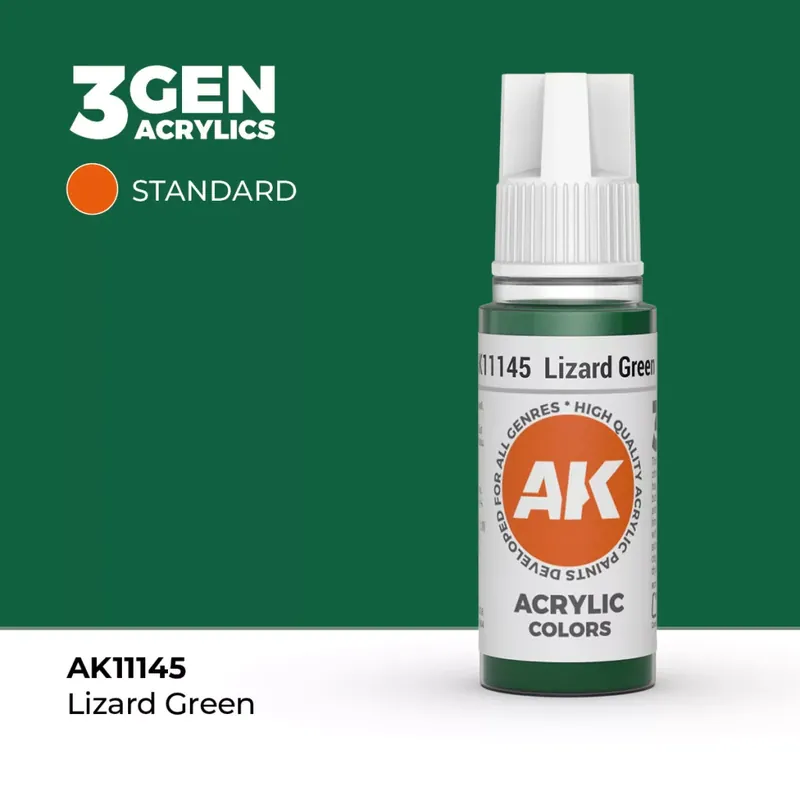 Acrylics 3rd generation Lizard Green 17ml Outlet