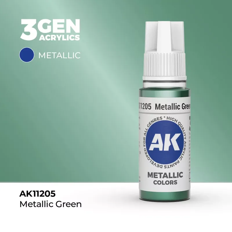 Kedvezményes ár Acrylics 3rd generation Metallic Green 17ml