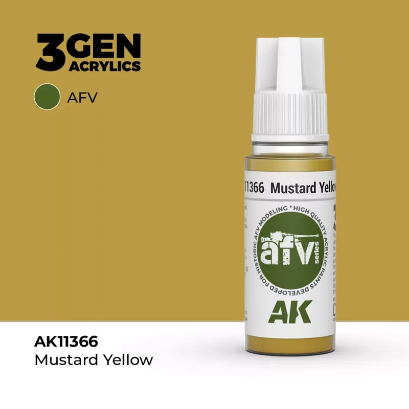 Acrylics 3rd generation Mustard Yellow Biztonságos fizetés