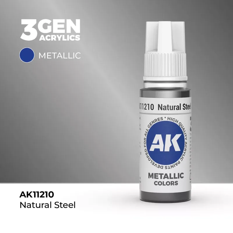 Acrylics 3rd generation Natural Steel 17ml Bestseller