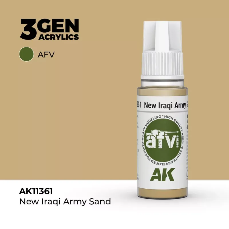Acrylics 3rd generation New Iraqi Army Sand Csak ma