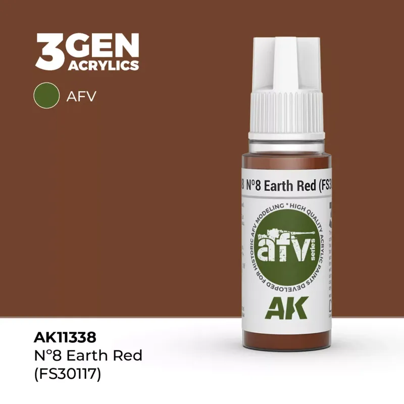 Alacsony ár Acrylics 3rd generation Nº8 Earth Red (FS30117)