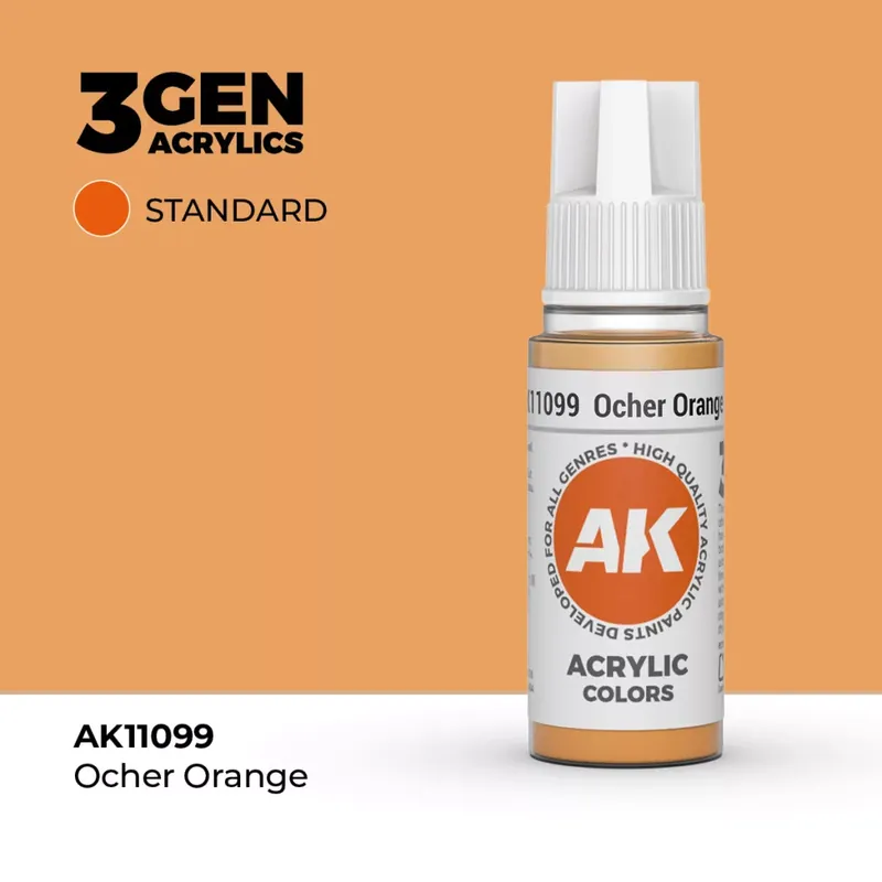 Acrylics 3rd generation Ocher Orange 17ml Legnépszerűbb