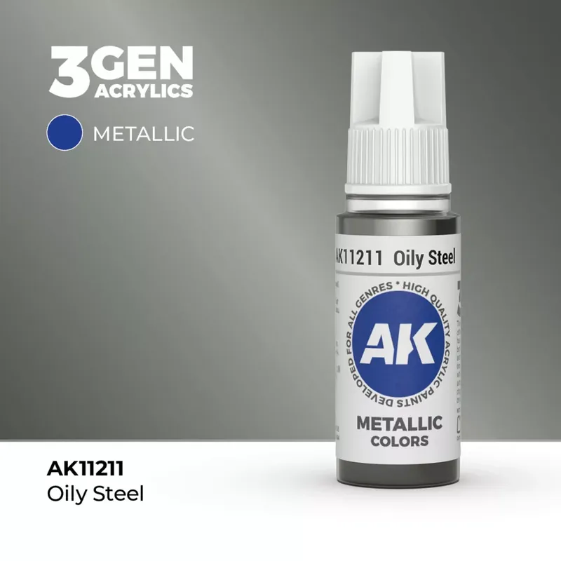 Acrylics 3rd generation Oily Steel 17ml Legjobb ár