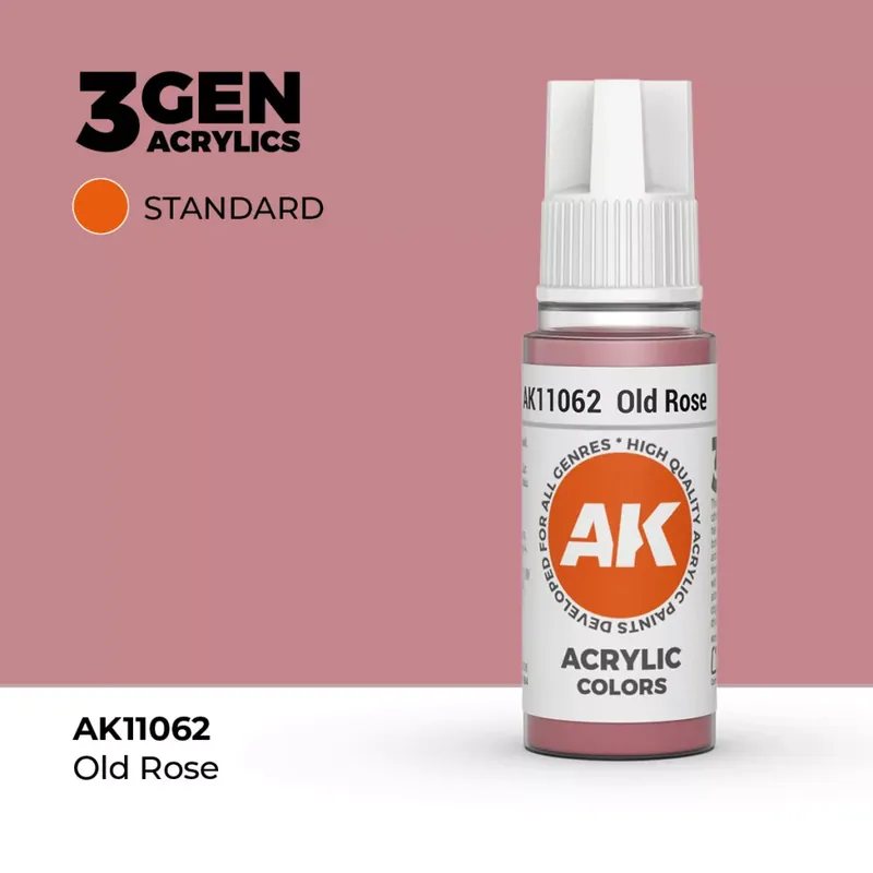 Acrylics 3rd generation Old Rose 17ml Vedd meg most