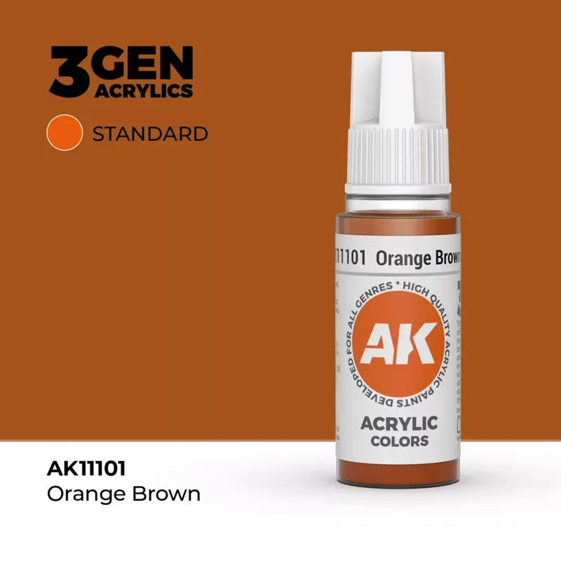 Acrylics 3rd generation Orange Brown 17ml Olcsó