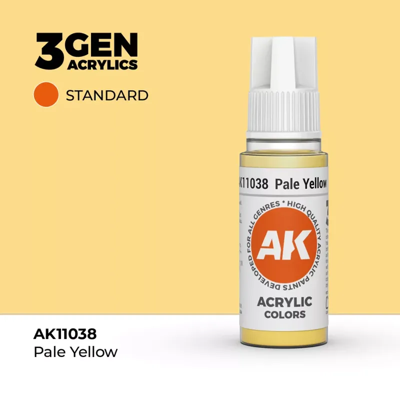 Expressz kézbesítés Acrylics 3rd generation Pale Yellow 17ml