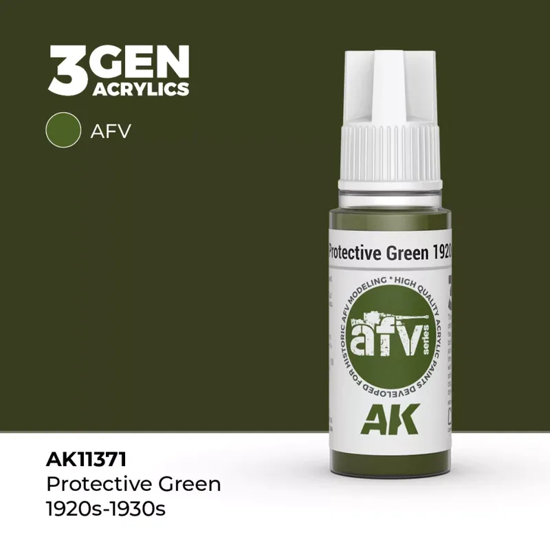 Acrylics 3rd generation Protective Green 1920s-1930s Legjobb ár
