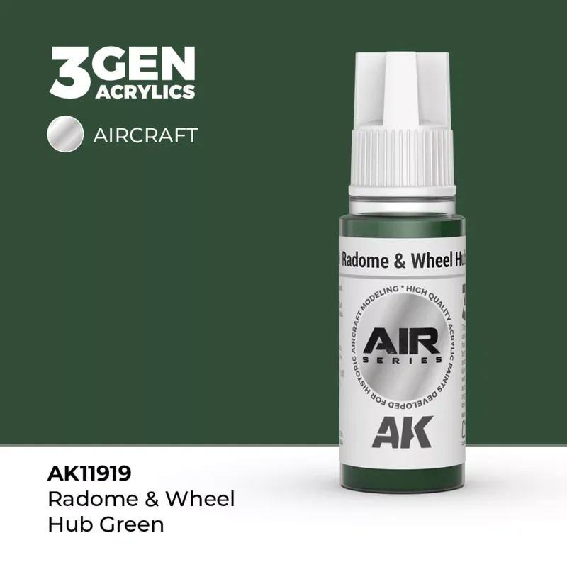 Szezonális akció Acrylics 3rd generation Radome Wheel Hub Green