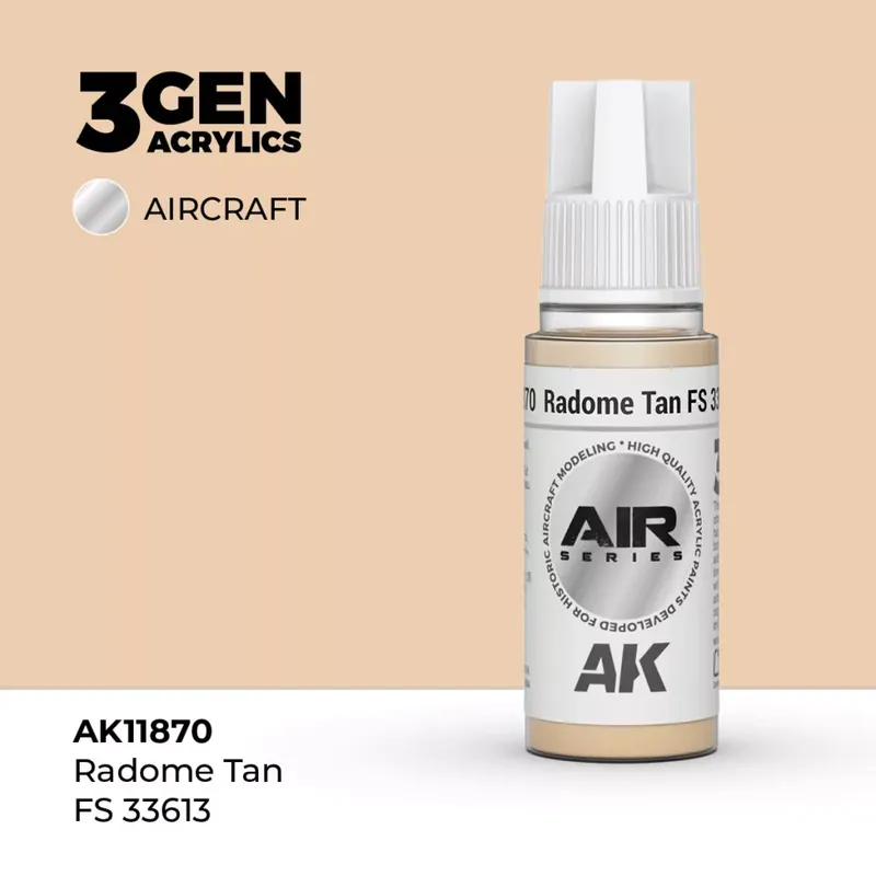 Vedd meg online Acrylics 3rd generation Radome Tan FS 33613