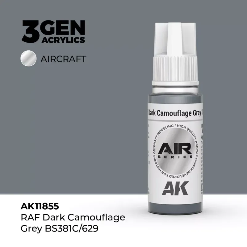 Acrylics 3rd generation RAF Dark Camouflage Grey BS381C/629 Ajánlat
