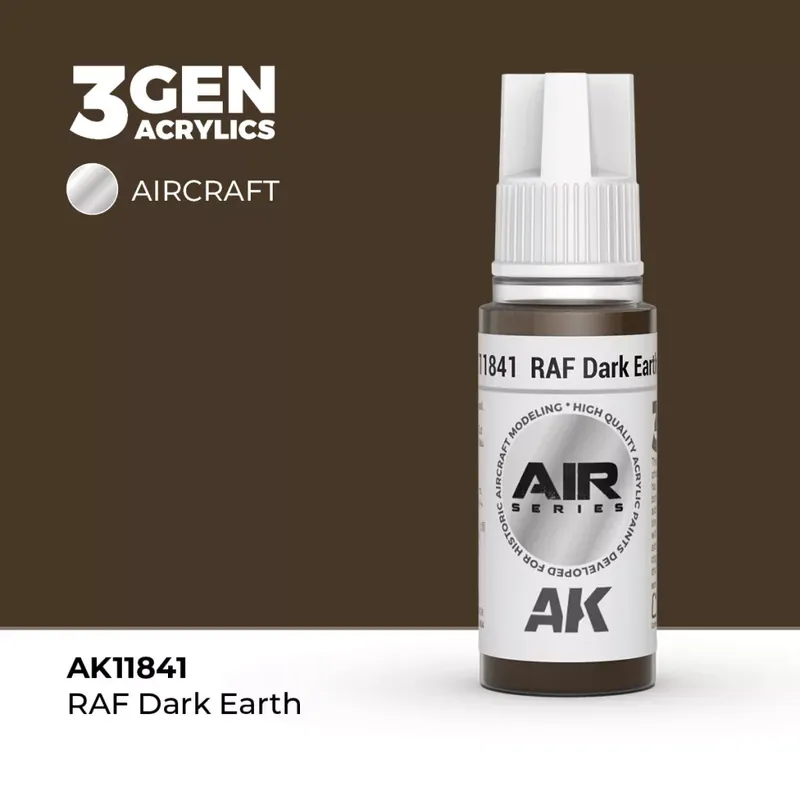 Acrylics 3rd generation RAF Dark Earth Rendeld meg most
