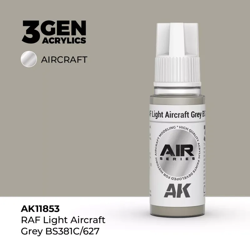 Acrylics 3rd generation RAF Light Aircraft Grey BS381C/627 Szuper ajánlat