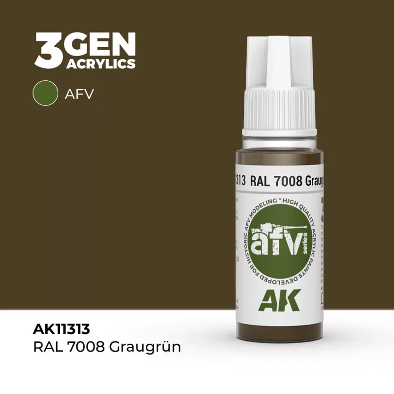 Acrylics 3rd generation RAL 7008 Graugrün Outlet