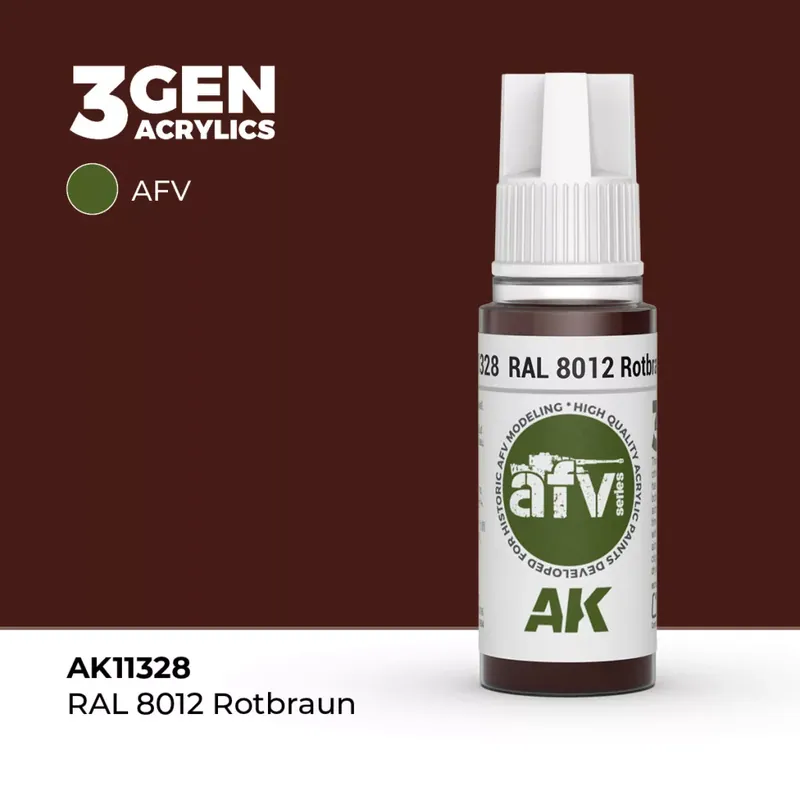Acrylics 3rd generation RAL 8012 Rotbraun Gyors kiszállítás