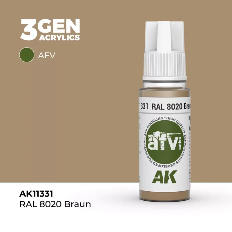 Acrylics 3rd generation RAL 8020 Braun Biztonságos vásárlás