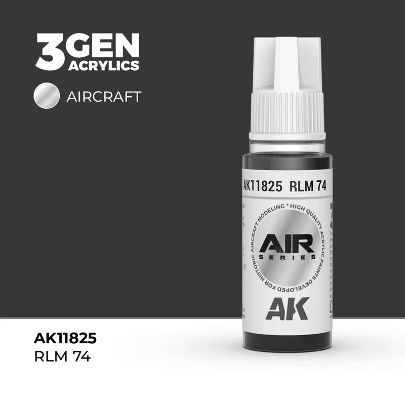 Acrylics 3rd generation RLM 74 Vedd meg most