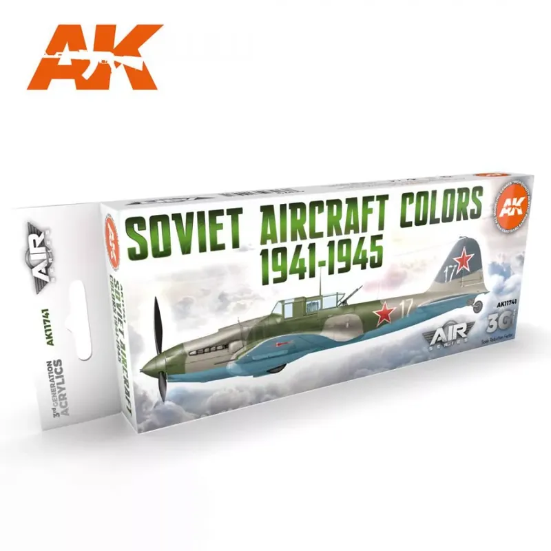 Acrylics 3rd generation Soviet Aircraft Colors 1941-1945 SET 3G Utolsó esély