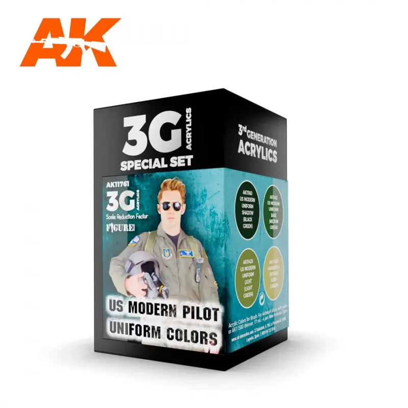 Acrylics 3rd generation US Modern pilot Uniform colors SET 3G Korlátozott ajánlat