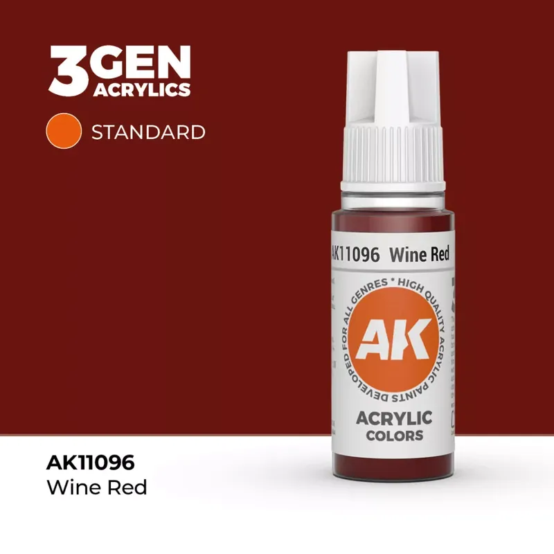 Acrylics 3rd generation Wine Red 17ml Prémium