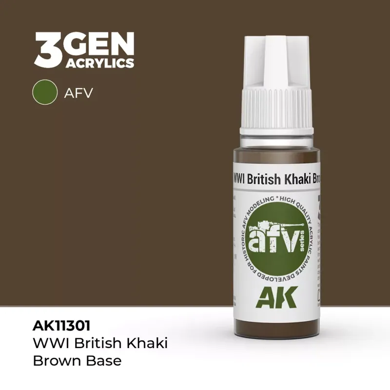 Korlátozott ajánlat Acrylics 3rd generation WWI British Khaki Brown Base